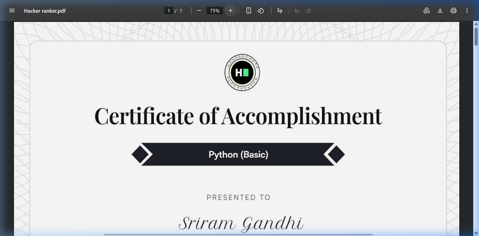 Python (Basic)